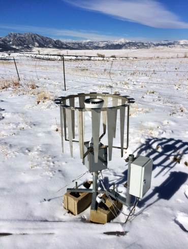 The Marshall site proved to be an ideal testing environment for gathering accurate measurements of snowfall rate. 