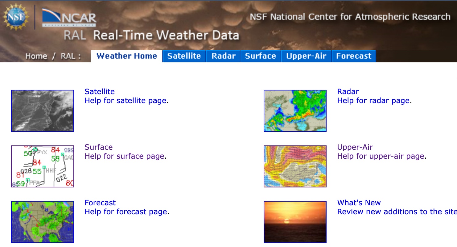 RAL's Realtime Weather Data