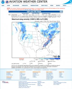 image Aviation Weather Center ADDS website