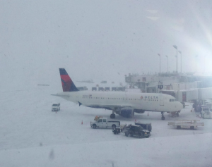 Image of MSP Airport during winter