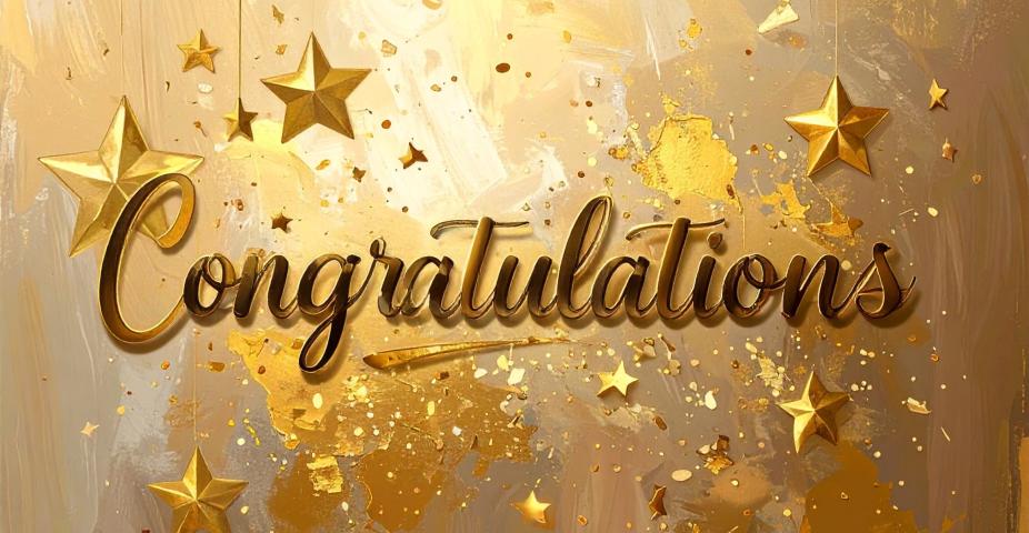 Congratulations Gold