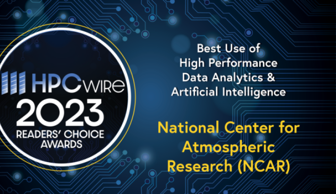 NCAR Receives Honor in 2023 HPCwire Readers’ and Editors’ Choice Awards