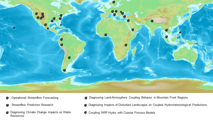 WRF-Hydro Applications World Wide